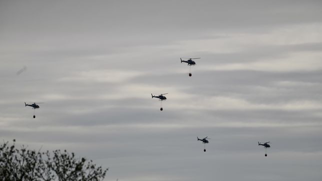 Helicópteros en La Plata