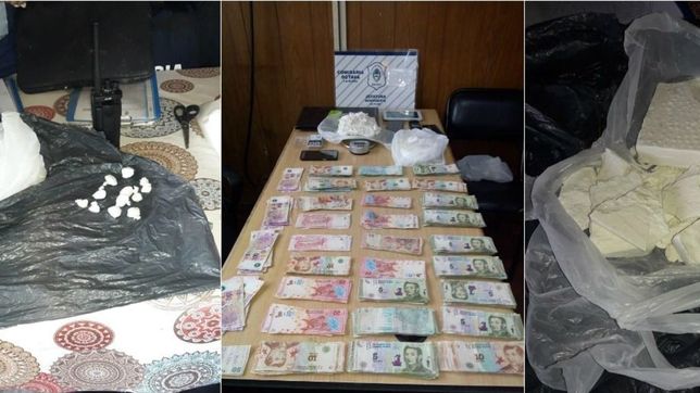 altos de san lorenzo: los buscaban por un robo y los atraparon con un kilo de cocaina