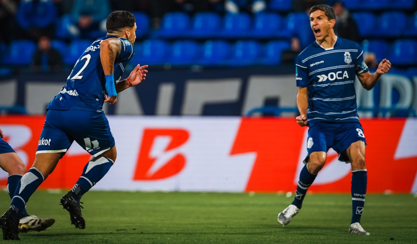 Vélez Gimnasia festejo gol Torres Nacho Fernández
