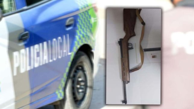 un hombre golpeo a su pareja, disparo al techo y lo detuvieron