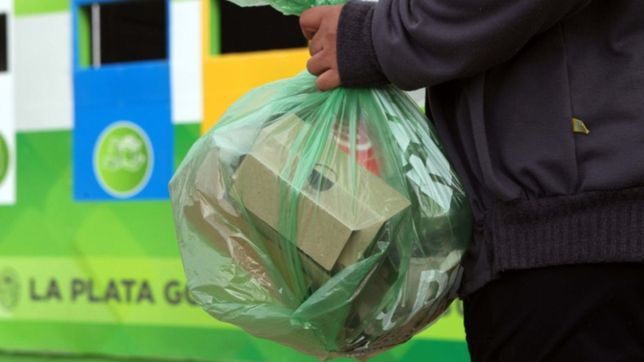 en 6 anos se triplico la cantidad de toneladas que se reciclan con bolsa verde en la plata