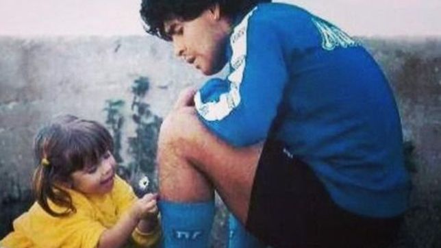 el conmovedor mensaje de dalma a diego: te voy a amar y defender toda mi vida