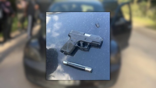 un miembro de los hells angels intento entrar con un arma al predio de el peligro y termino detenido