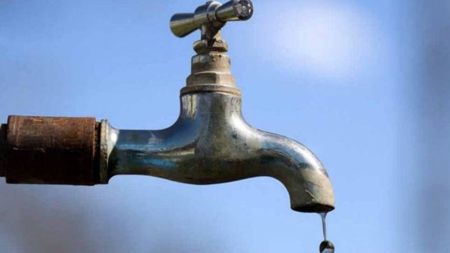 alertan a los vecinos por posibles cortes de agua en varios puntos de la plata