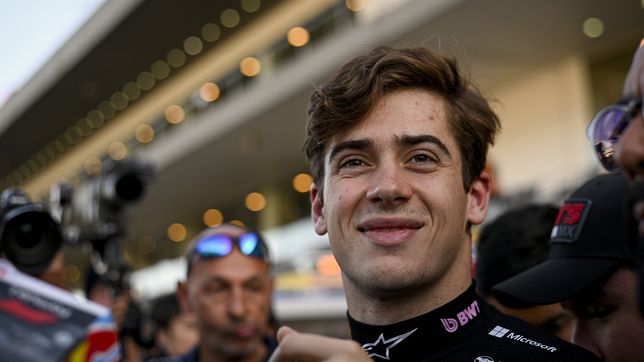 ¡hola franco! colapinto se mostro para la camara de 0221 en la previa del gp de mexico