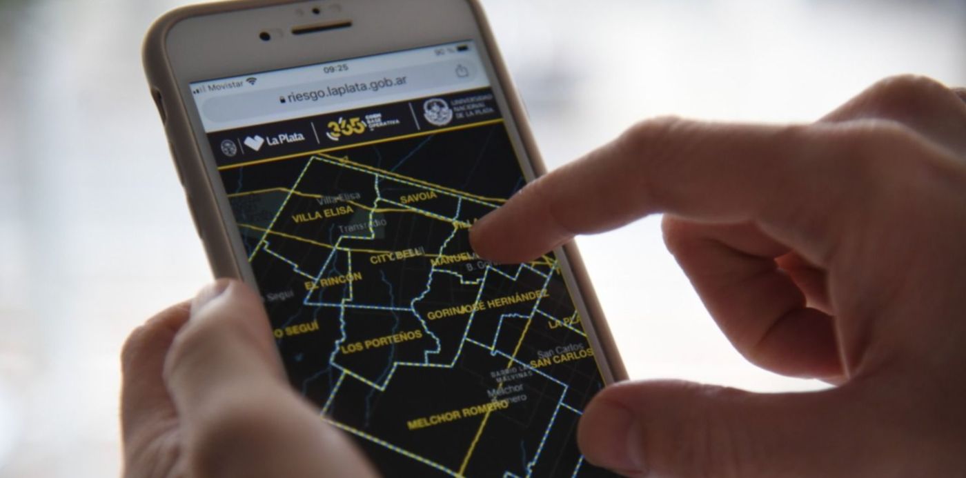 mapa inundaciones la plata