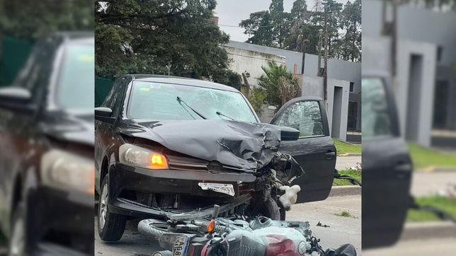 el hombre que murio en un choque estaba huyendo de cuatro motochorros