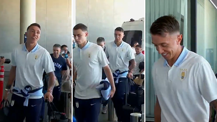 Muslera emprendió viaje junto a la Selección uruguaya y se prepara para hacer historia