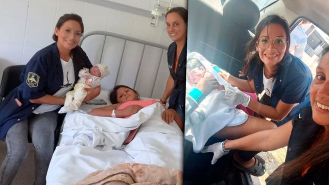 iba en un remis y empezo con trabajo de parto: tuvo a su beba en el asiento trasero