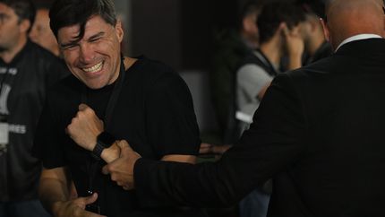 La autocrítica y el festejo de Alexander Medina tras la victoria de Estudiantes