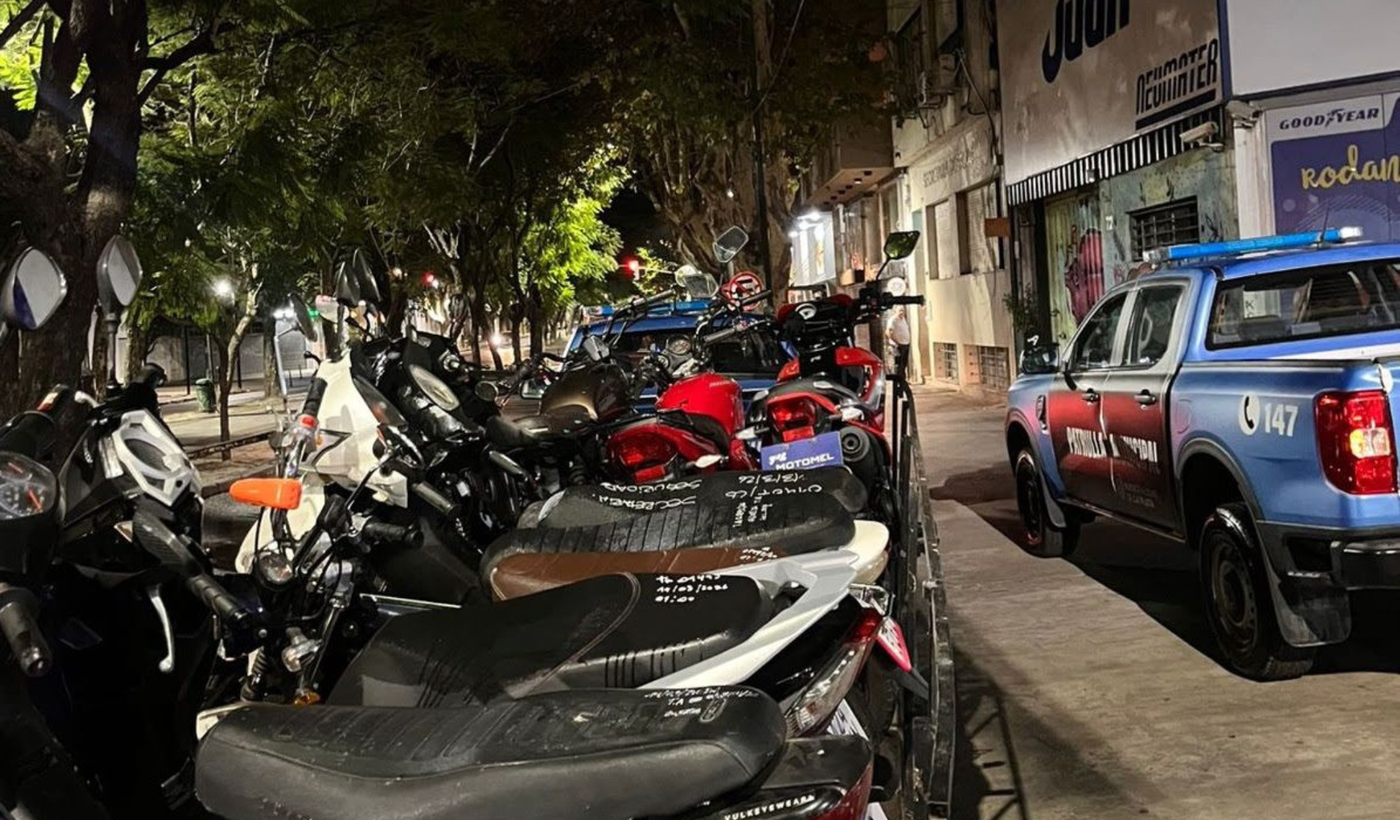 Motos secuestradas