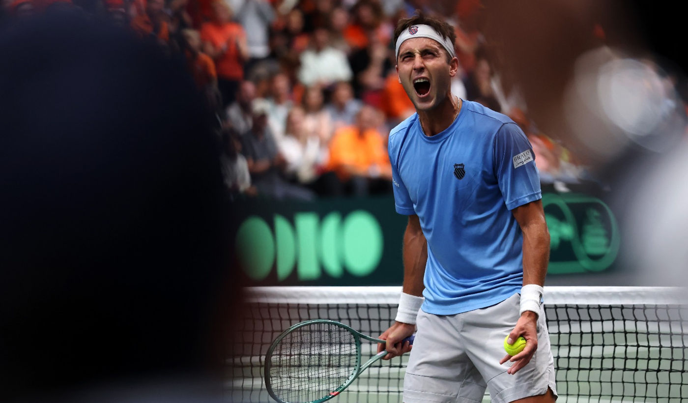 Tomás Etcheverry Copa Davis Países Bajos 6