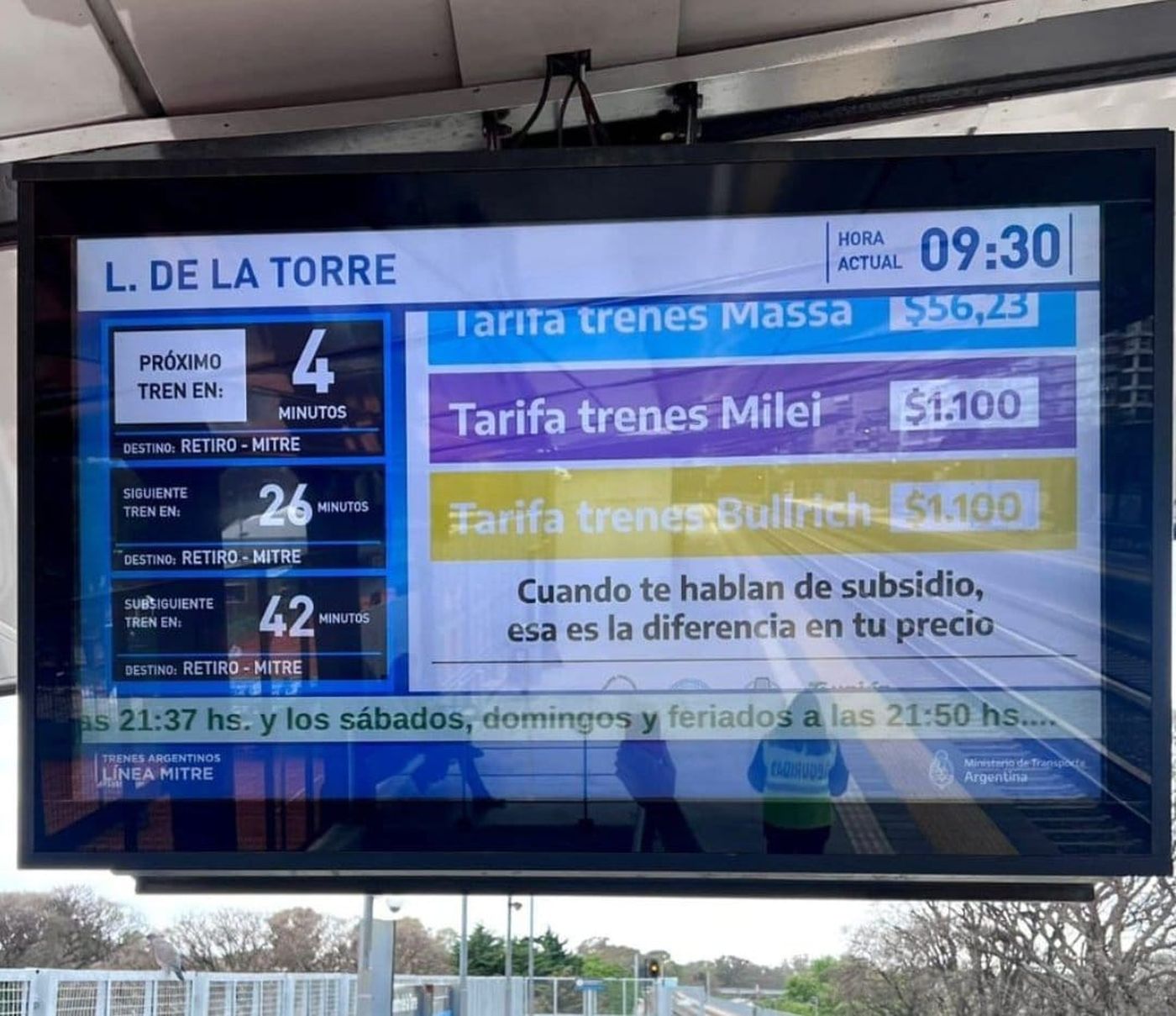 Renuncia al subsidio en el transporte