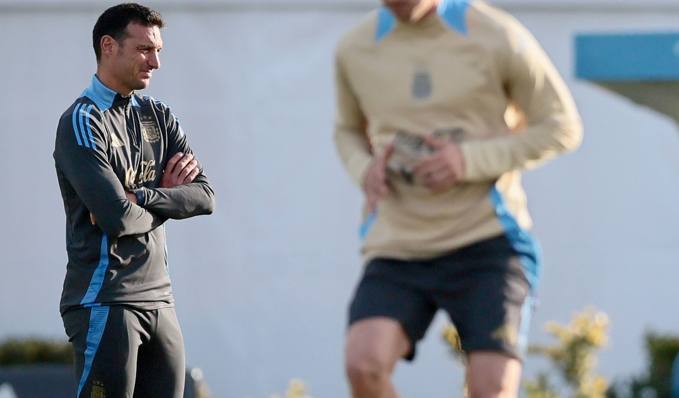 Scaloni Argentina entrenamiento