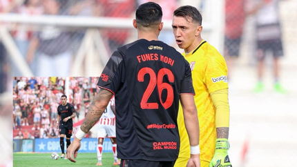La banca de Muslera para Funes Mori tras el triunfo de Estudiantes ante Instituto