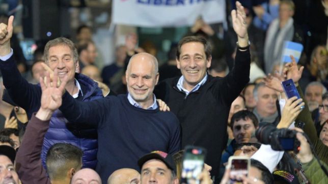 rodriguez larreta y morales eligieron a la plata para el cierre nacional de la campana