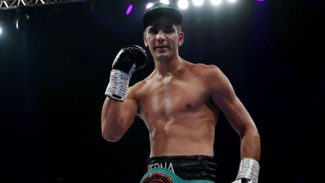 el boxeador platense ezequiel maderna se corono con el titulo internacional semipesado