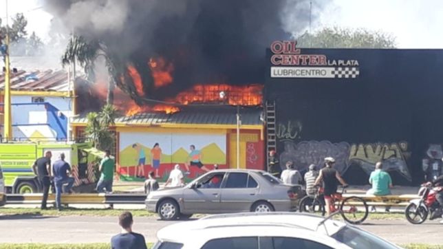 ¿como se inicio el incendio en el local baobab de ringuelet?
