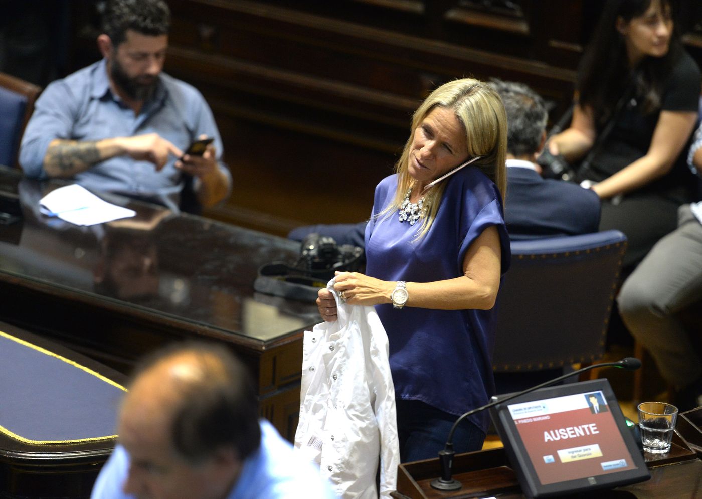 La exdiputada Carolina Barros Schelotto