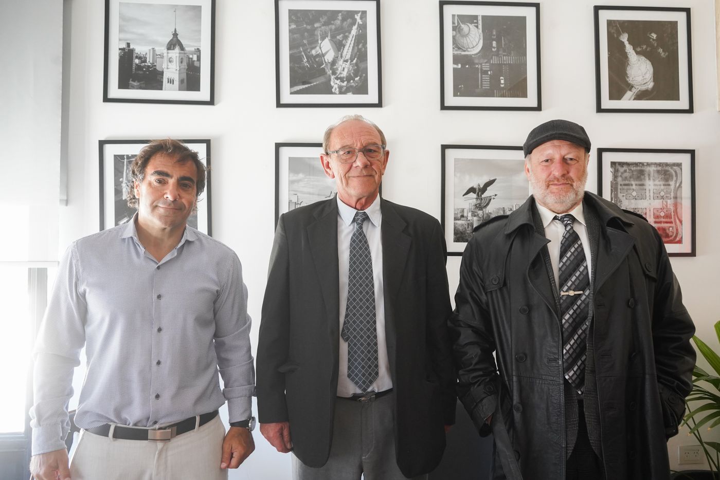 Marcelo Peña, Claudio Kilanowski y Ricardo Wagner, referentes del espacio de los abogados independientes de La Plata