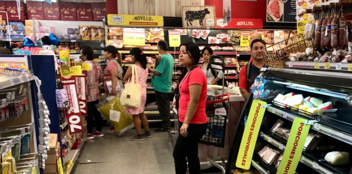 supermercados góndolas