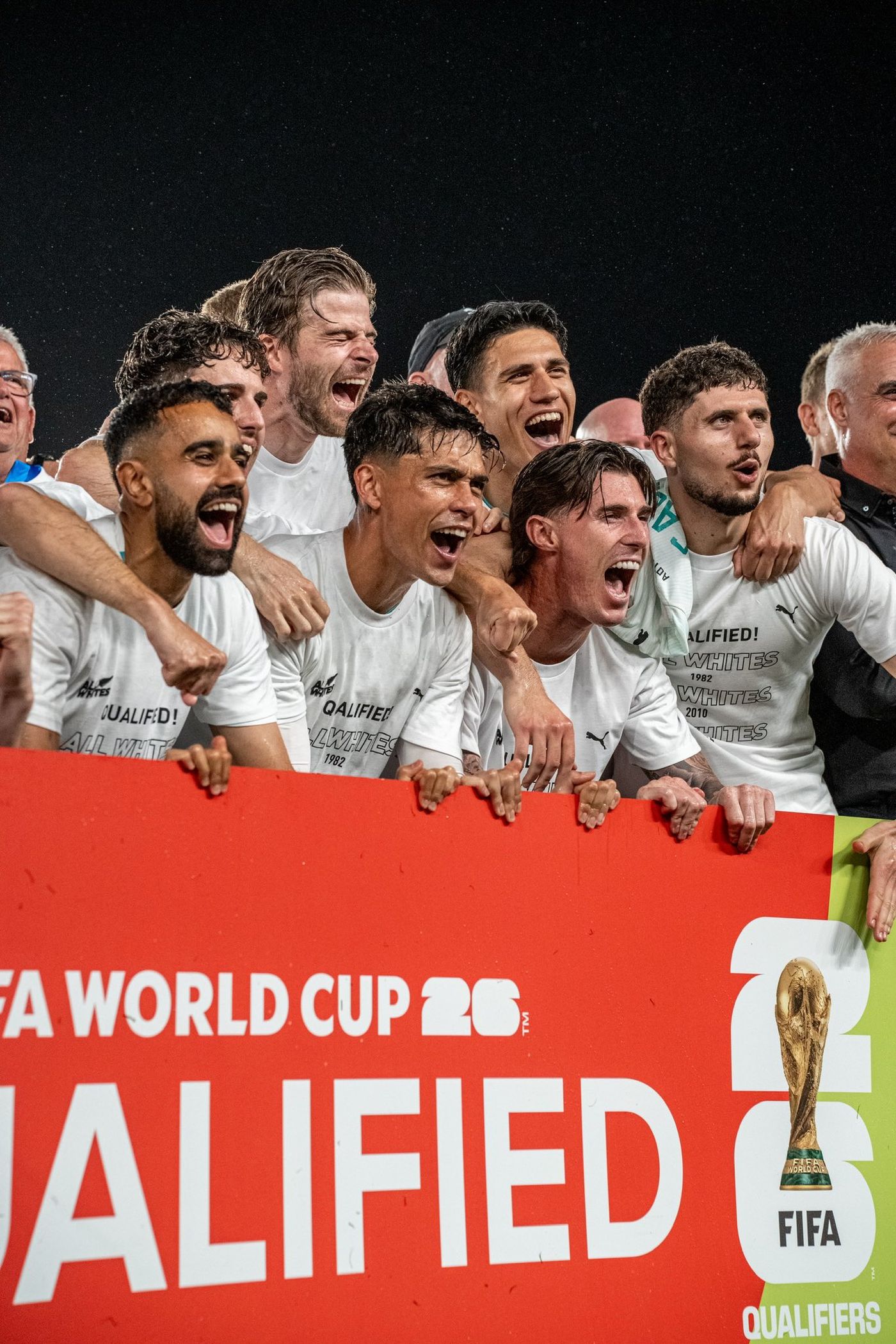 El festejo de Nueza Zelanda que estará en el Mundial 2026.