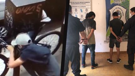 Detuvieron a los dos ladrones que robaron una bicicleta en pleno centro de La Plata