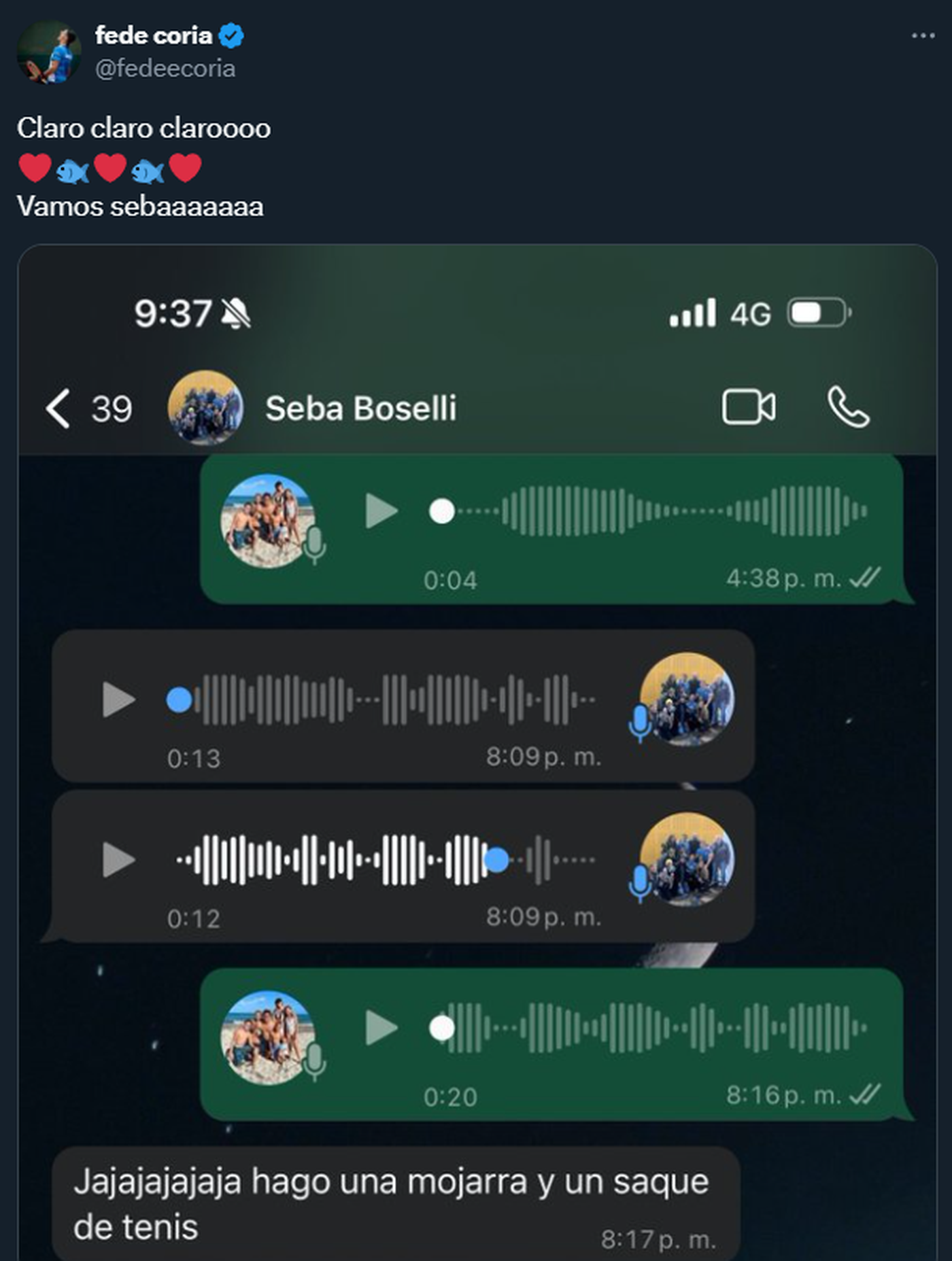 La promesa y pronóstico de Sebastián Boselli previo a la final con Estudiantes. La promesa y pronóstico de Sebastián Boselli previo a la final con Estudiantes.