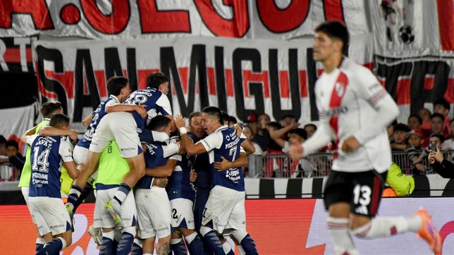 gimnasia dio el golpe en el monumental, vencio a river y respira