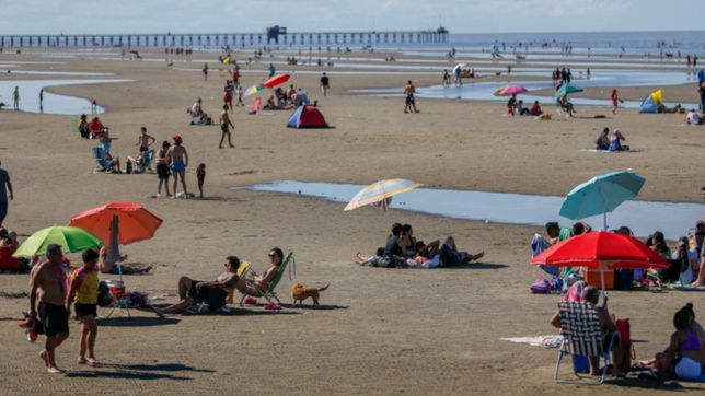brutal pelea en la playa de punta lara: agredieron a policias y hay cuatro detenidos