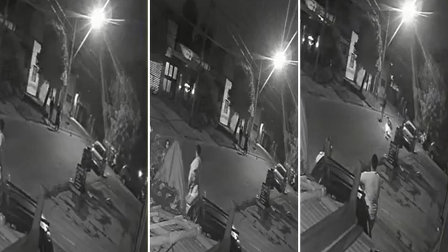 asi fue el estallido de pirotecnia que desato la violenta pelea a machetazos en la plata