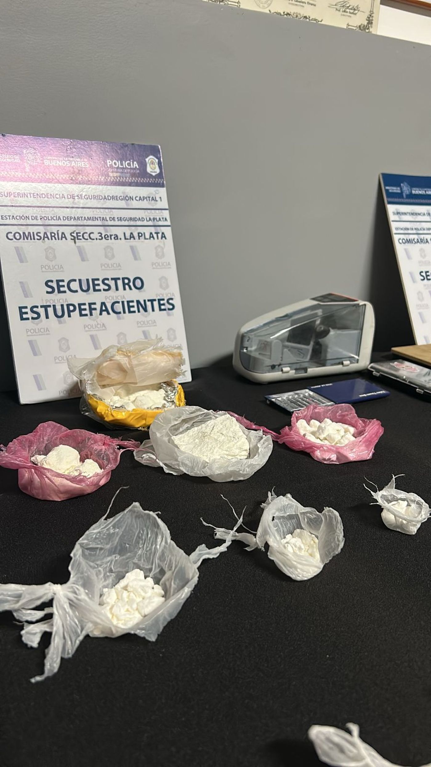 La Policía secuestró 436 gramos de cocaína.