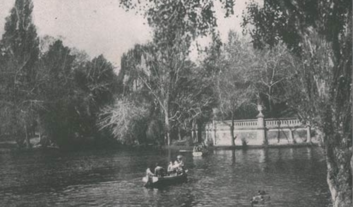 El viejo Paseo del Bosque de La Plata.