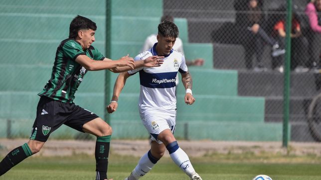la reserva de gimnasia sufrio su primera derrota en el torneo ante san martin de san juan