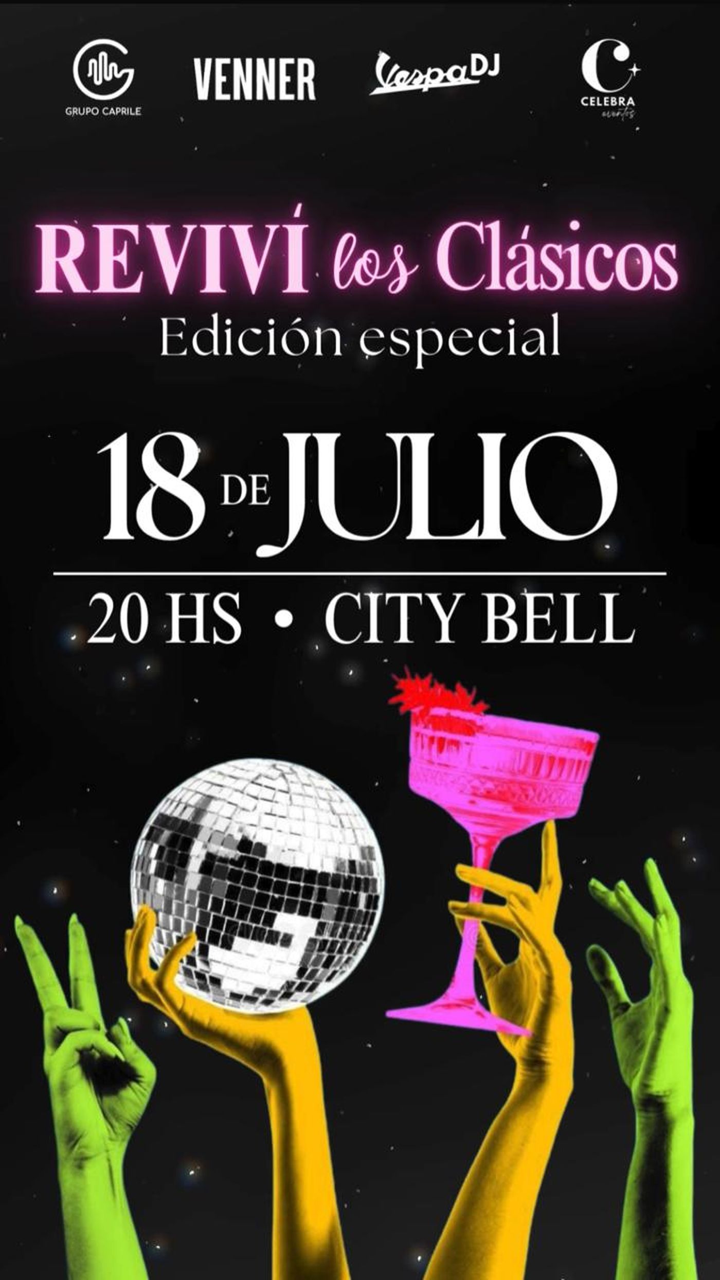 Se viene una edición especial de "Reviví los Clásicos" en City Bell para celebrar el Día del Amigo Se viene una edición especial de "Reviví los Clásicos" en City Bell para celebrar el Día del Amigo