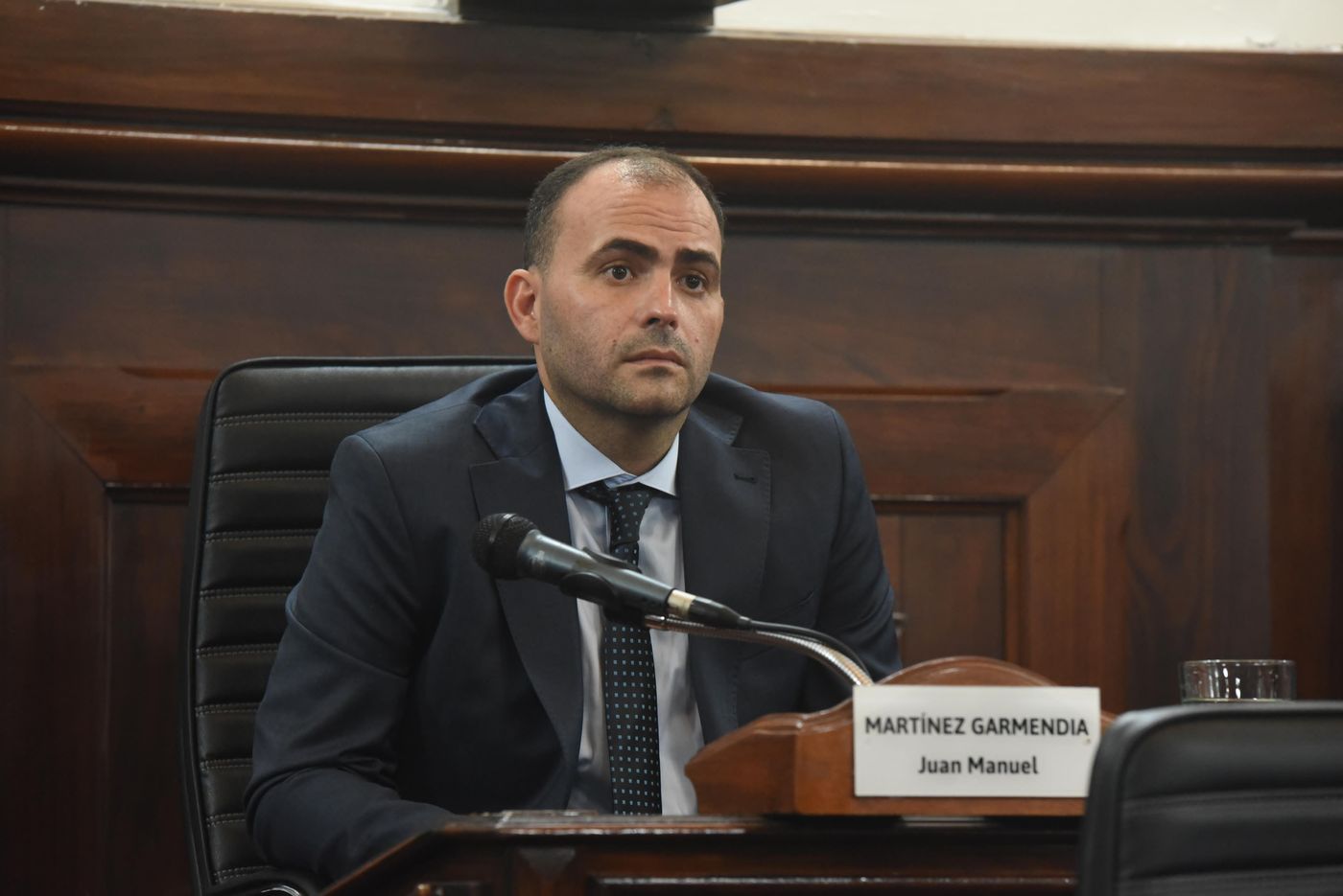 El jefe de la bancada del PRO, Juan Mart&iacute;nez Garmendia.