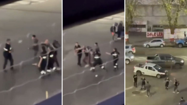 dos trapitos atacaron a pinas a un agente de la municipalidad en pleno centro de la plata