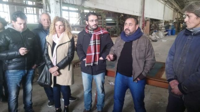 simonetti visito la papelera platense ahogada por los tarifazos y esta al borde de cerrar