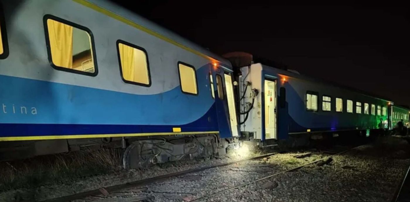 tren descarrilado en Olavarría