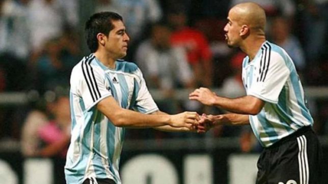 juan sebastian veron opino del desembarco de juan roman riquelme en la politica de boca: yo lo votaria