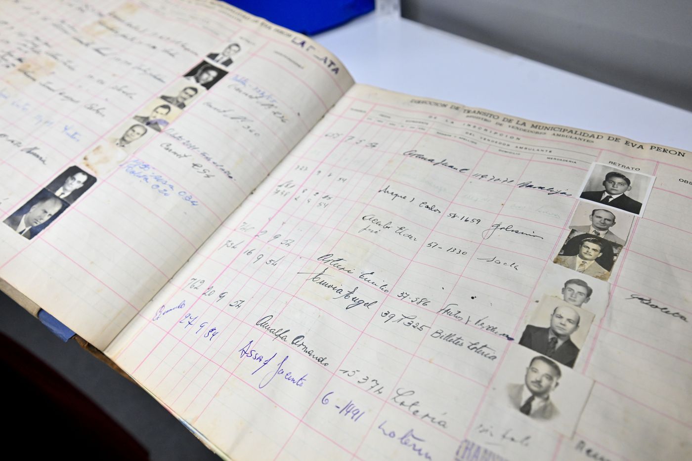 El registro de vendedores ambulantes, una de las joyas del Archivo General de la Municipalidad de La Plata