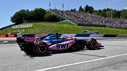 Colapinto brilló en la primera práctica del GP de Austria