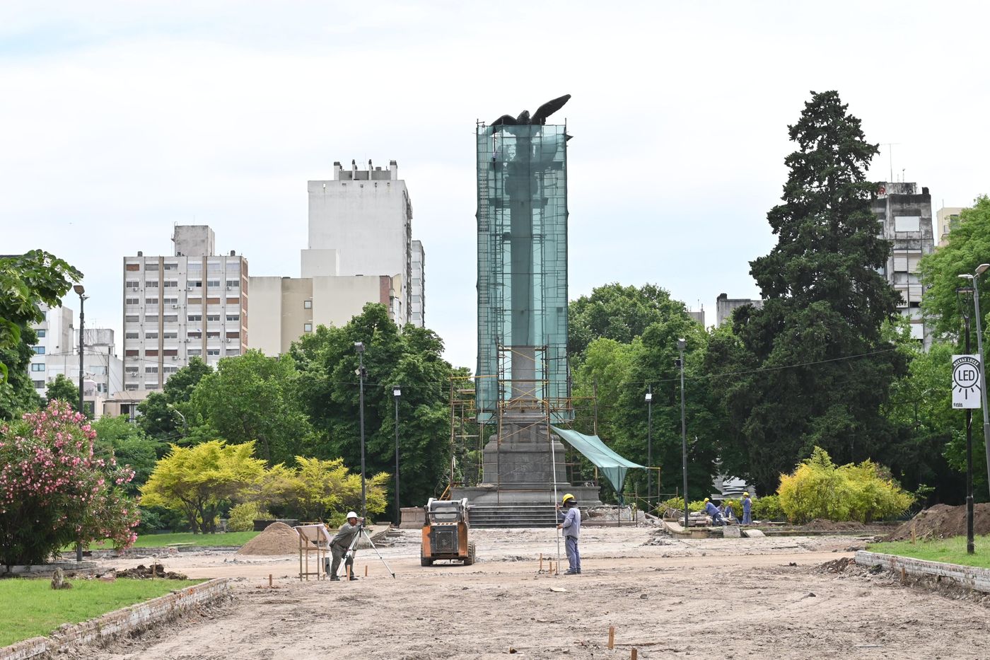 Las obras en Plaza Italia tienen un presupuesto previsto de poco más de  $1.992 millones.
