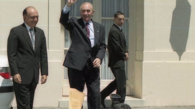 el paso del expresidente fernando de la rua por la plata, en imagenes