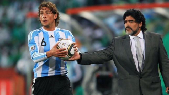 heinze hablo de maradona y duelo ante gimnasia: ?a diego le tengo carino?