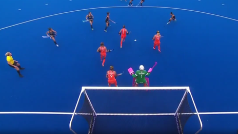 El gol de la platense Majo Granatto para que La Leonas empaten la final del Mundial de Hockey