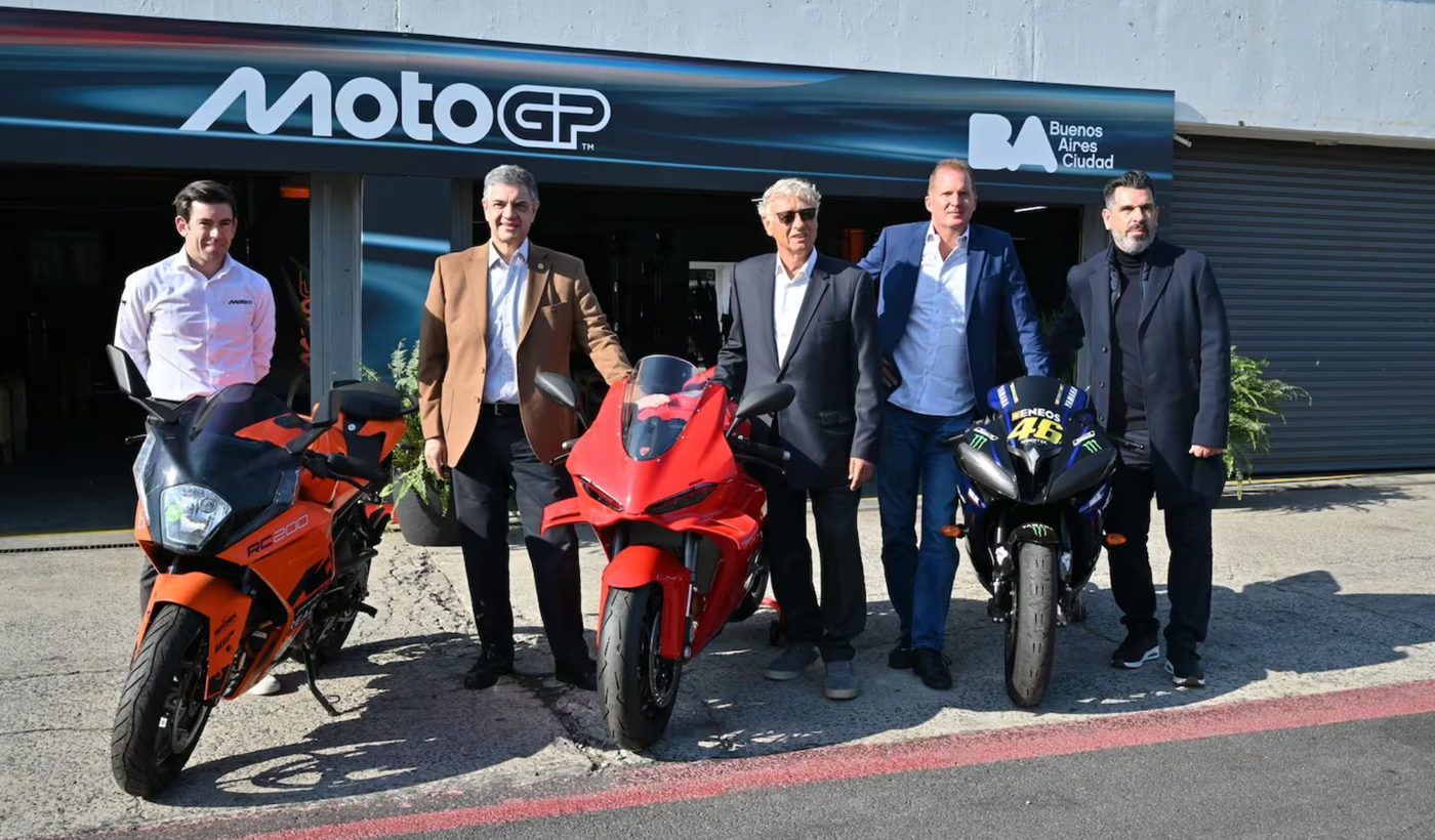 Jorge Macri anunció el regreso del Moto GP.