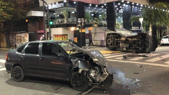 las impresionantes fotos del brutal choque y vuelco en 7 y 48