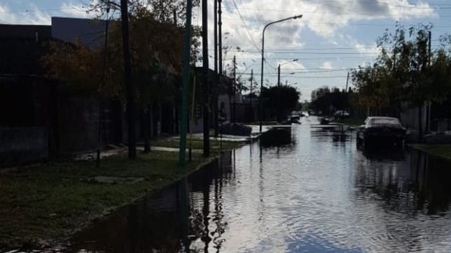 en ensenada tambien hubo calles anegadas, pero sin evacuados