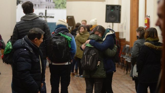 toda la ciudad despide a chicha mariani en el rectorado de la unlp